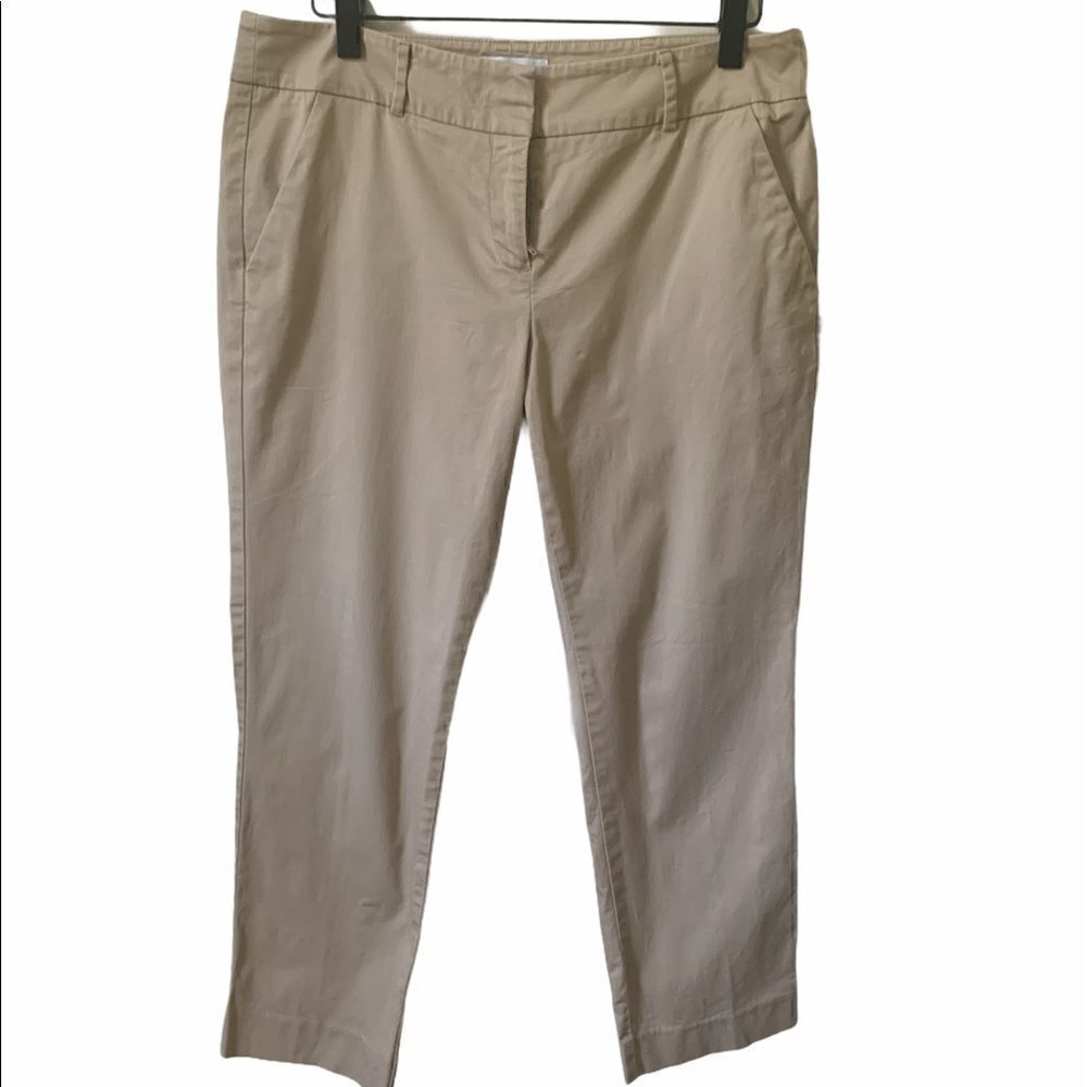 New York & Company Khaki Crop Pants Size 6